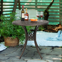 Wayfair outdoor bistro discount table